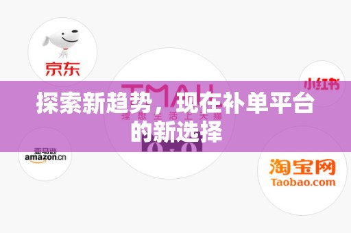 探索新趋势，现在补单平台的新选择