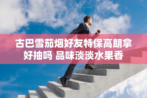 古巴雪茄烟好友特保高朗拿好抽吗 品味淡淡水果香
