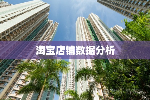 淘宝店铺数据分析