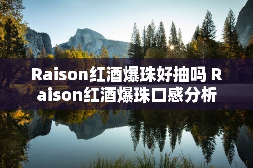 Raison红酒爆珠好抽吗 Raison红酒爆珠口感分析