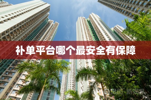 补单平台哪个最安全有保障