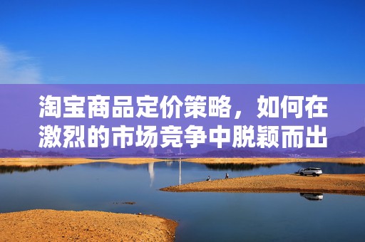 淘宝商品定价策略，如何在激烈的市场竞争中脱颖而出