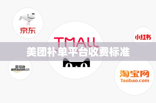 美团补单平台收费标准
