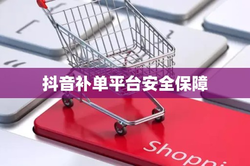 抖音补单平台安全保障