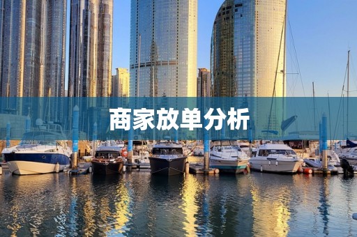 商家放单分析