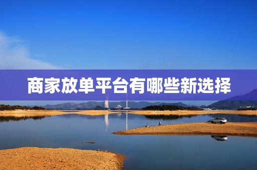 商家放单平台有哪些新选择