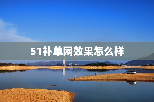 51补单网效果怎么样