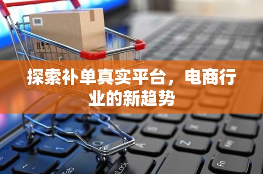 探索补单真实平台，电商行业的新趋势