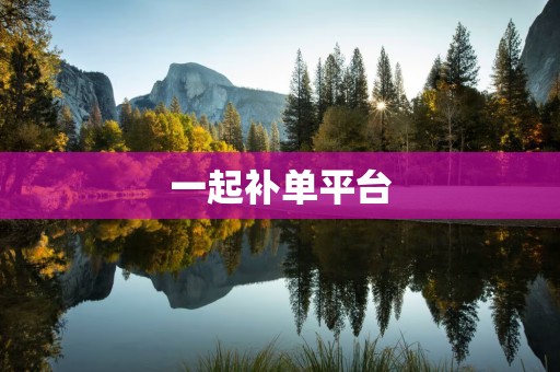 一起补单平台