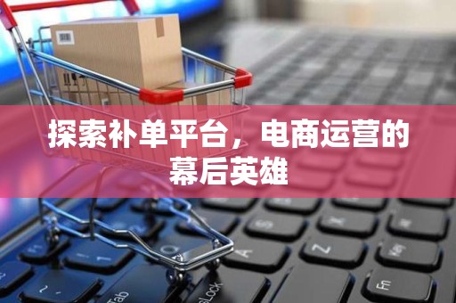 探索补单平台，电商运营的幕后英雄