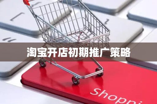 淘宝开店初期推广策略