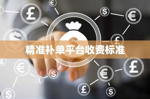 精准补单平台收费标准