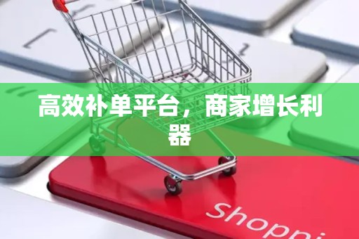 高效补单平台，商家增长利器