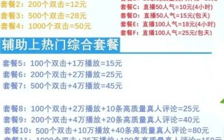 快手补单平台收费详情解析