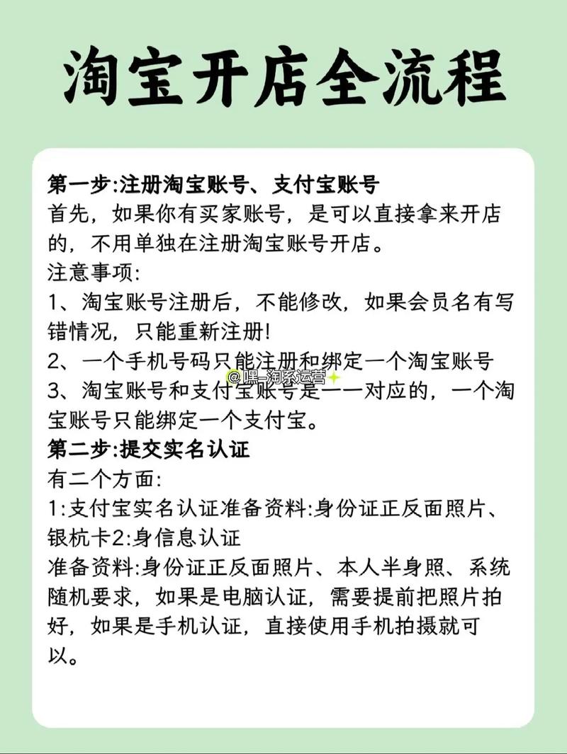 淘宝如何开网店的详细步骤