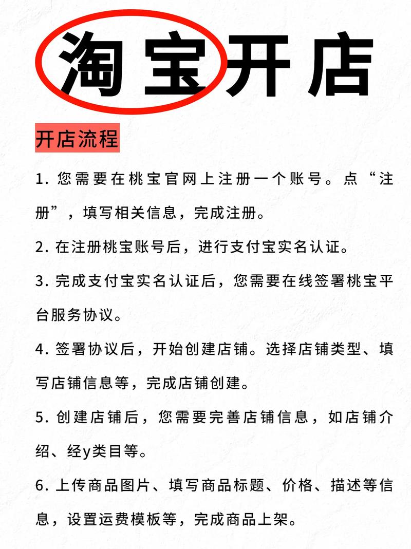淘宝如何开网店的详细步骤